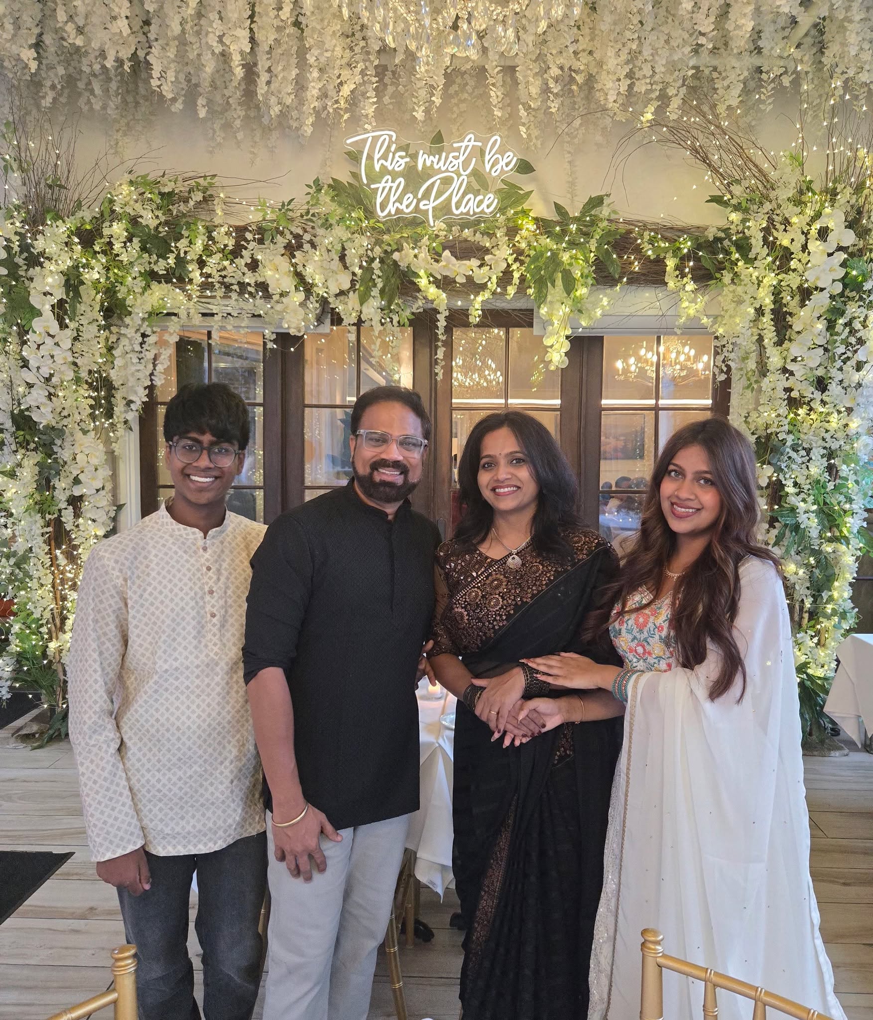 Bachi, Harini, Ruthika, and Rithvik together in 2025